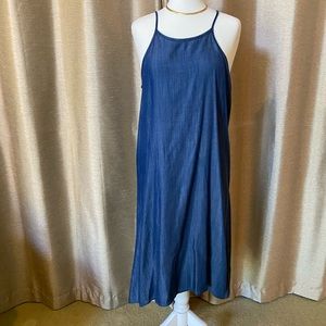 Light weight denim-looking dress